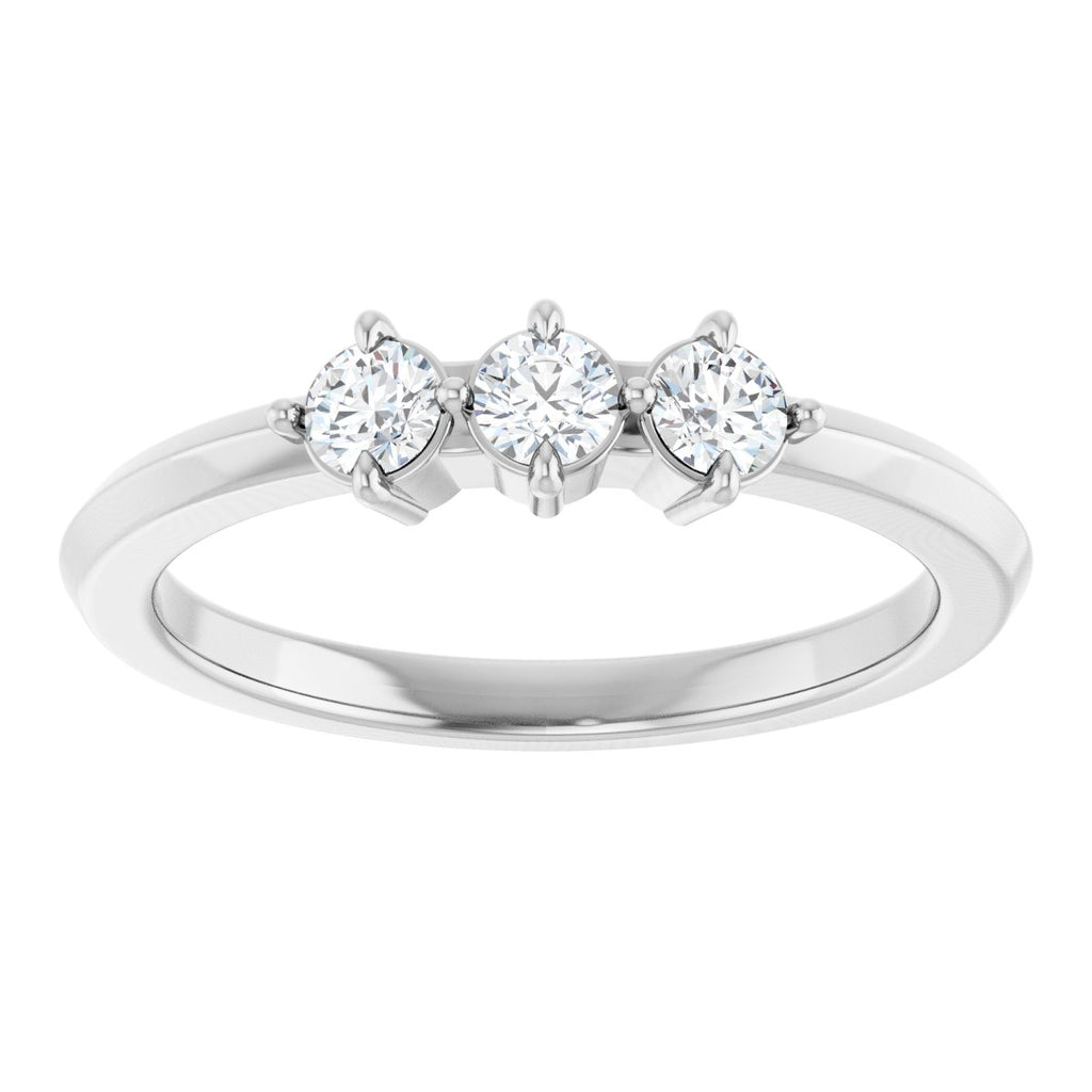 Three-Stone Anniversary Band