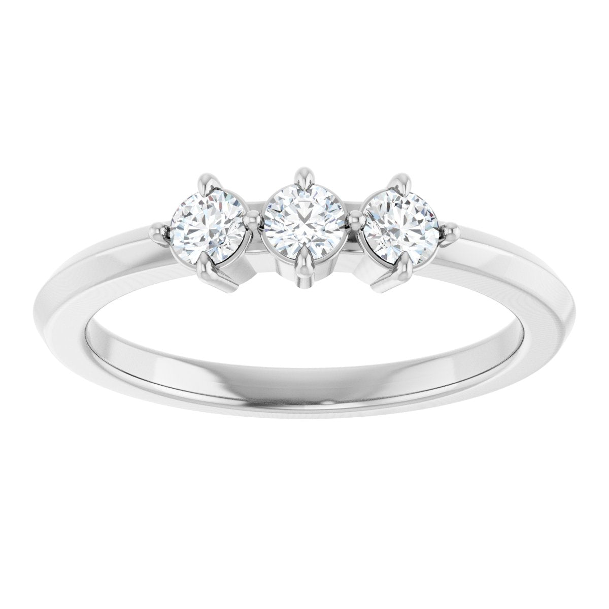 Three-Stone Anniversary Band