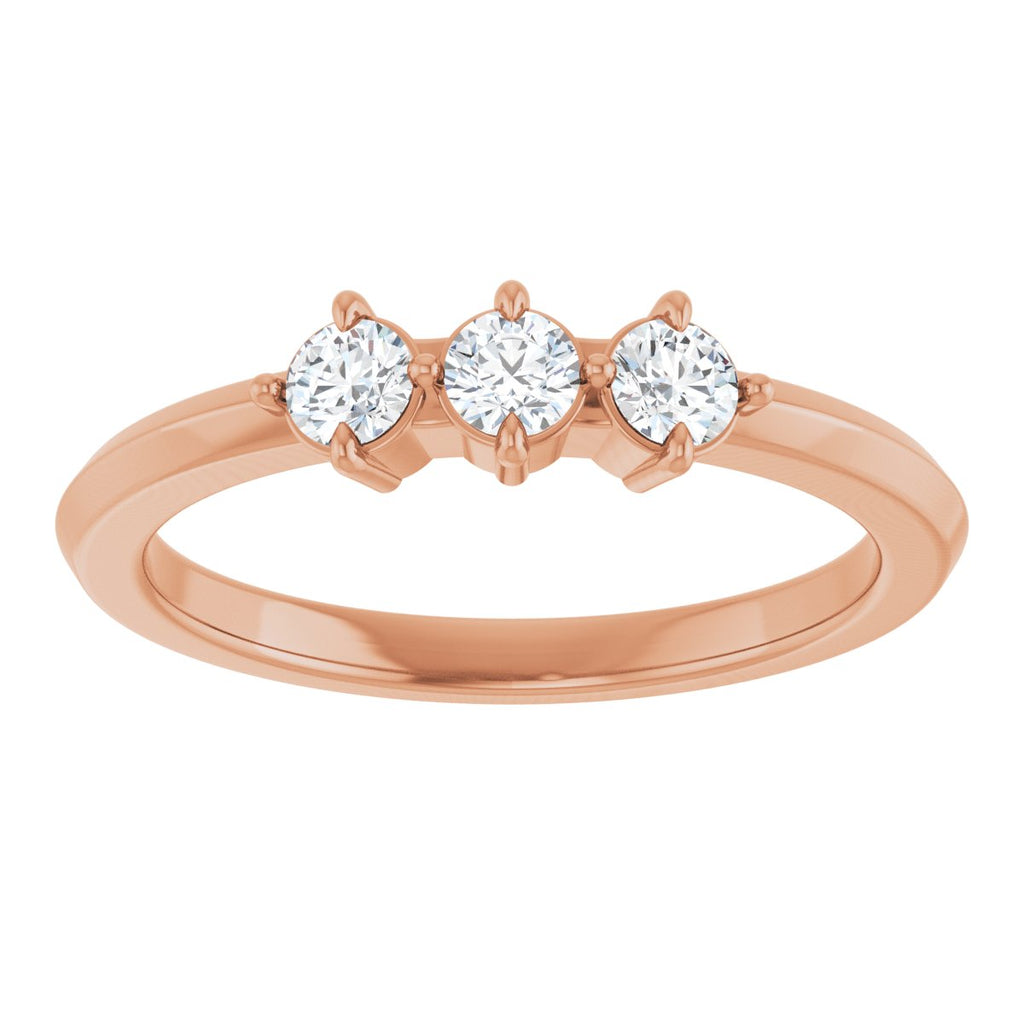 Three-Stone Anniversary Band