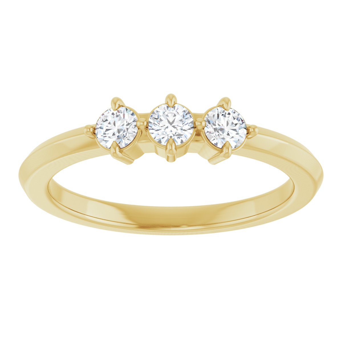 Three-Stone Anniversary Band