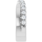 French-Set Criss-Cross Anniversary Band