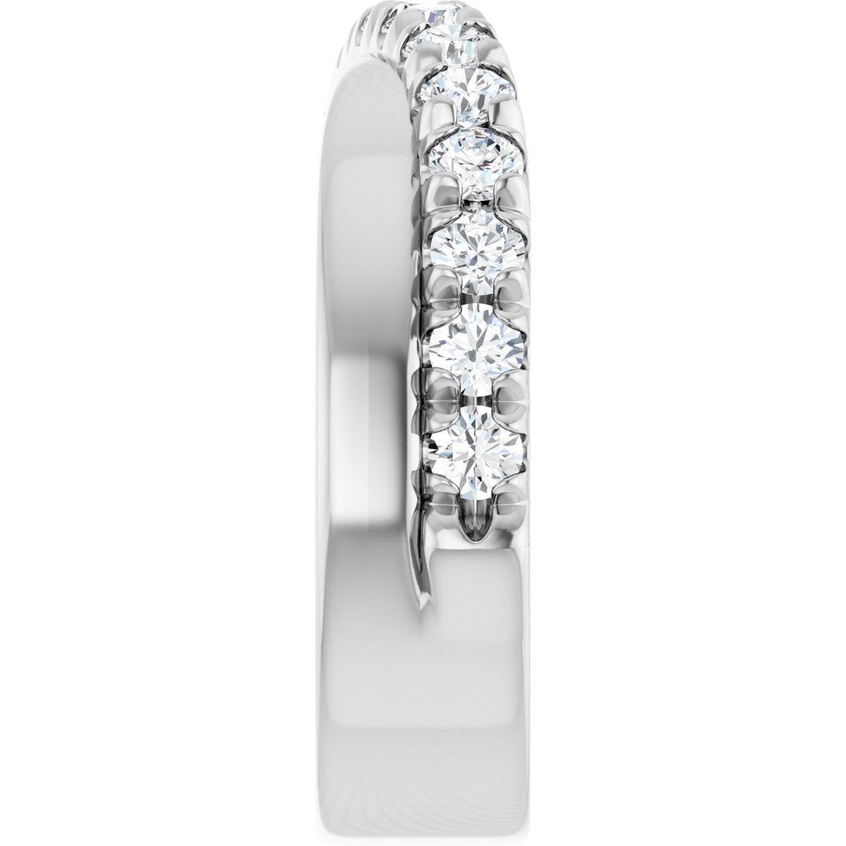 French-Set Criss-Cross Anniversary Band