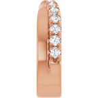 French-Set Criss-Cross Anniversary Band
