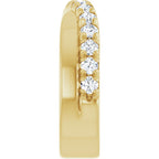 French-Set Criss-Cross Anniversary Band