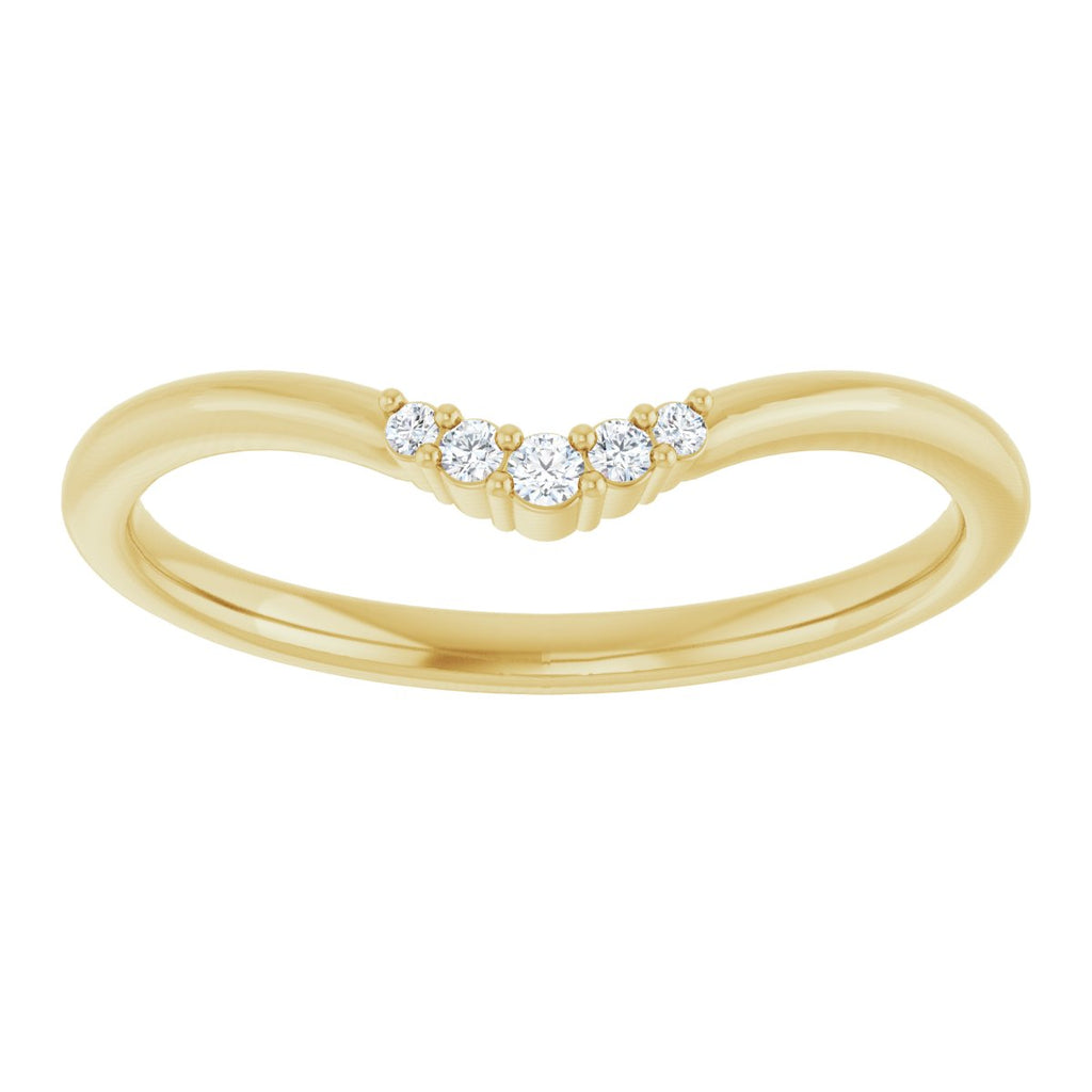 Accented Engagement Ring or Band