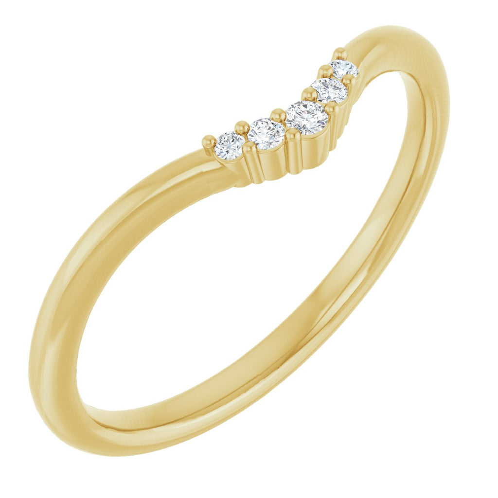 Accented Engagement Ring or Band