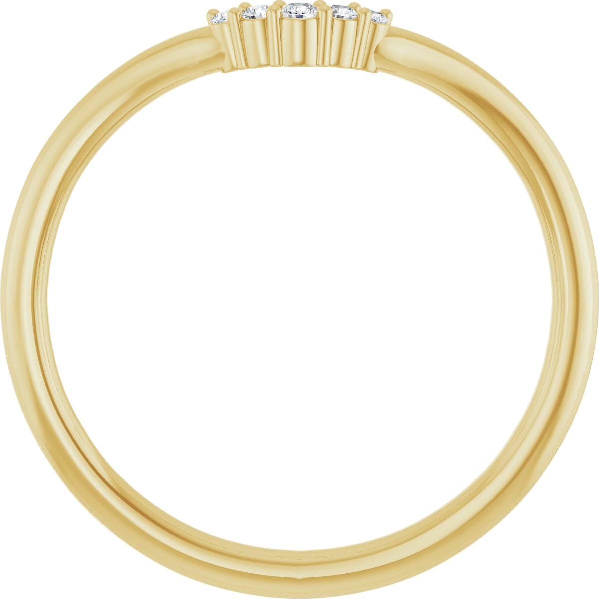 Accented Engagement Ring or Band