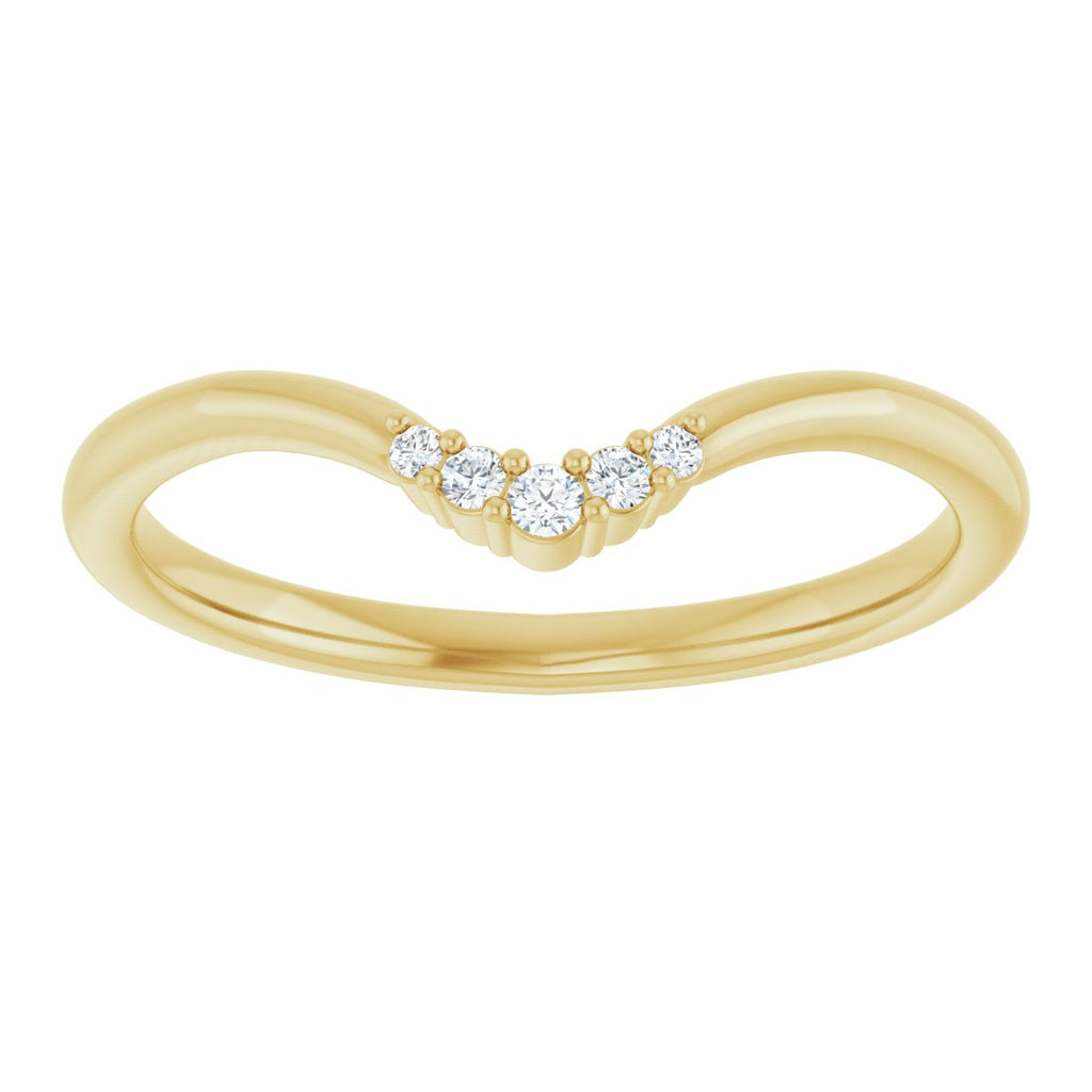 Accented Engagement Ring or Band