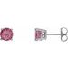 Round 4-Prong Stud Earrings