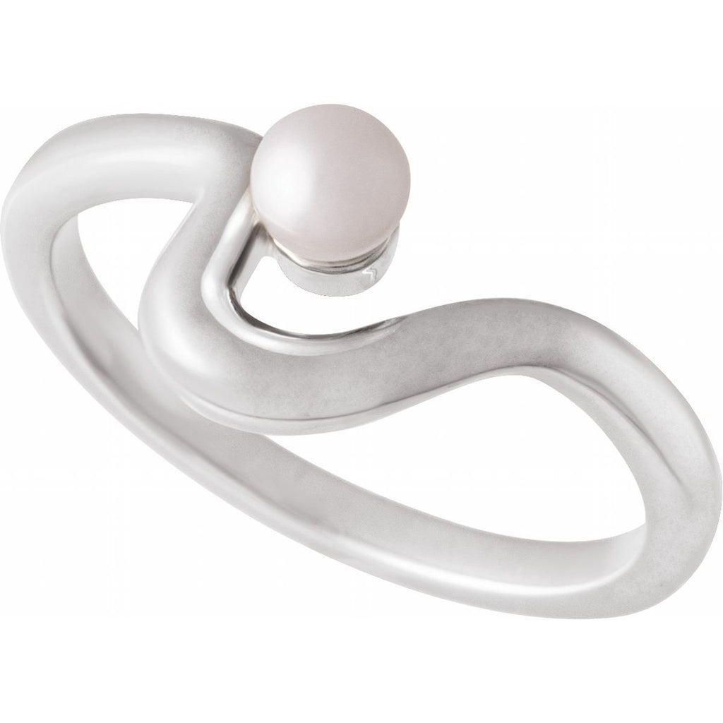 Freeform Pearl Ring