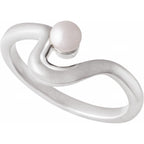 Freeform Pearl Ring