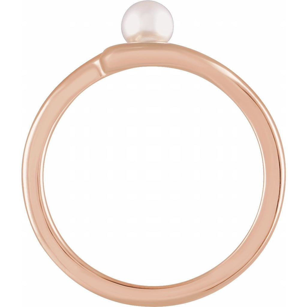 Freeform Pearl Ring