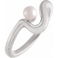 Freeform Pearl Ring