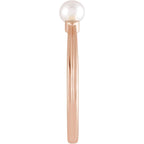 Heart Pearl Ring