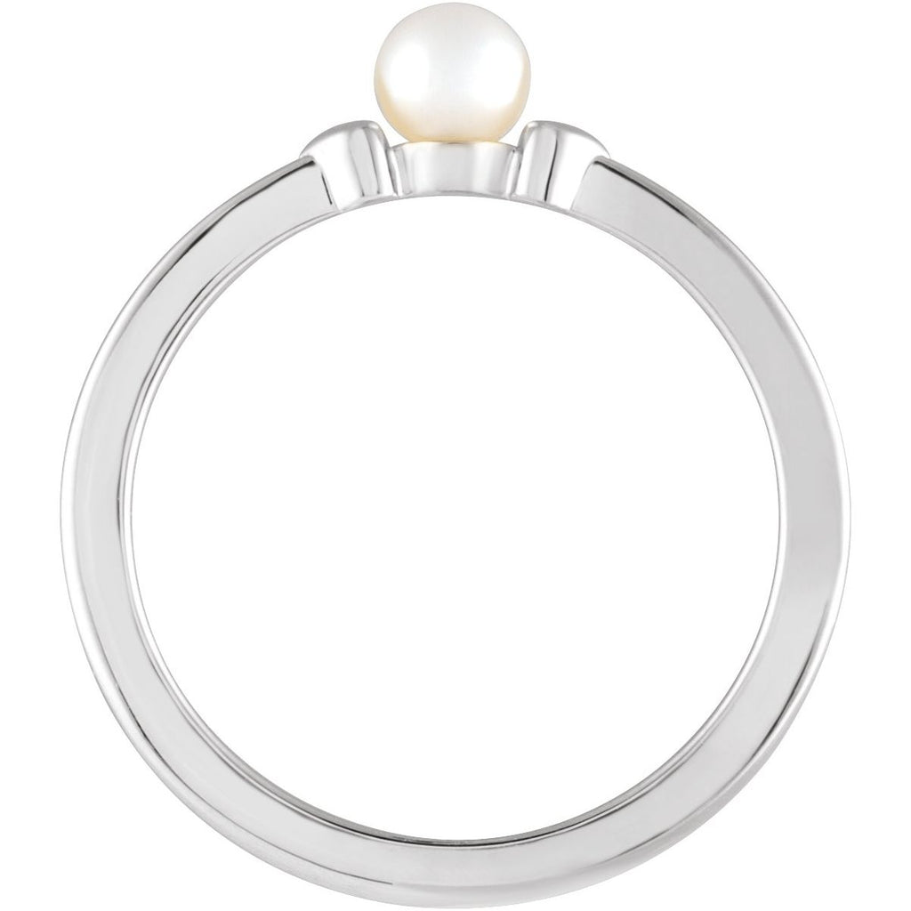 Heart Pearl Ring
