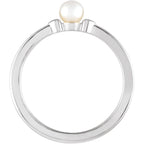 Heart Pearl Ring
