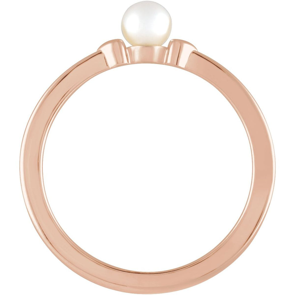 Heart Pearl Ring