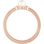 Heart Pearl Ring