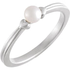 Heart Pearl Ring