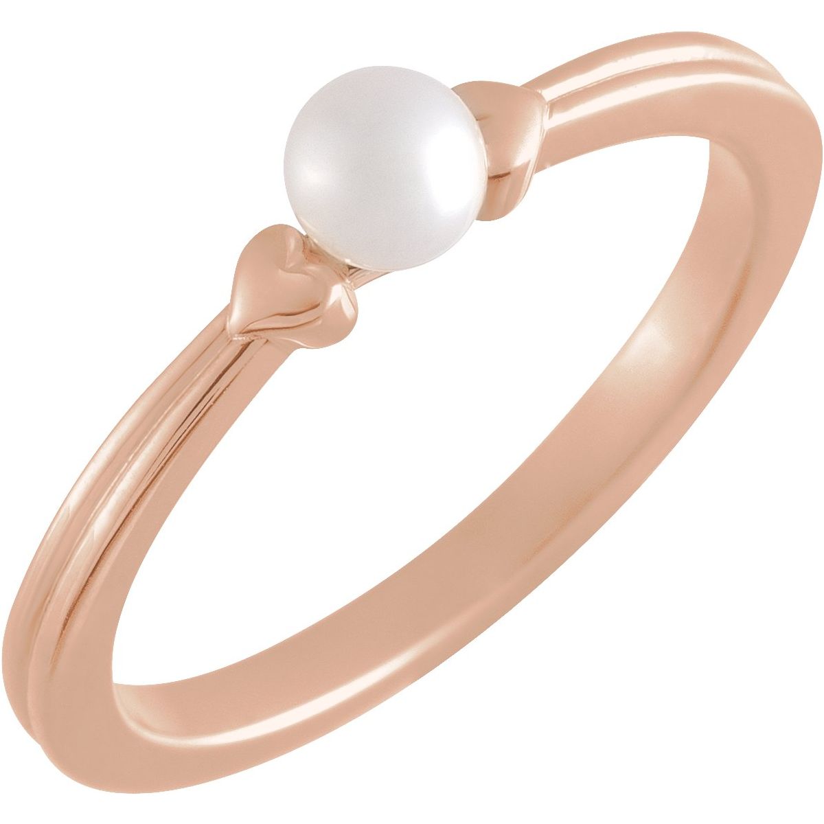 Heart Pearl Ring
