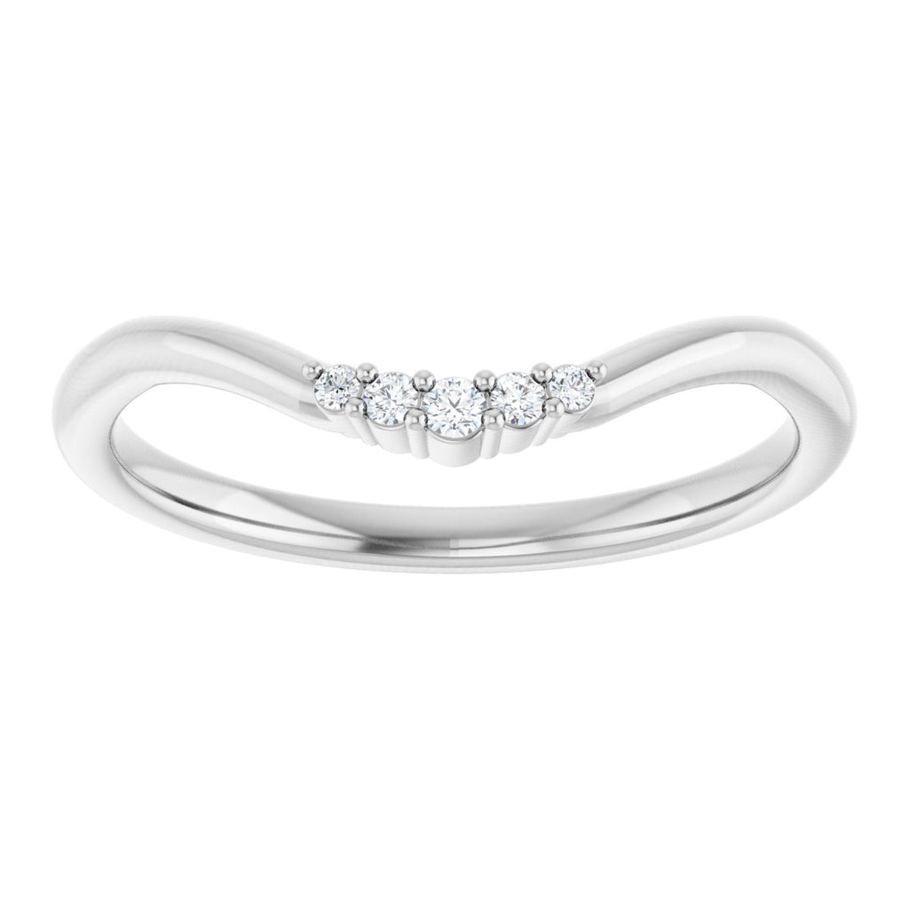 Accented Engagement Ring or Band