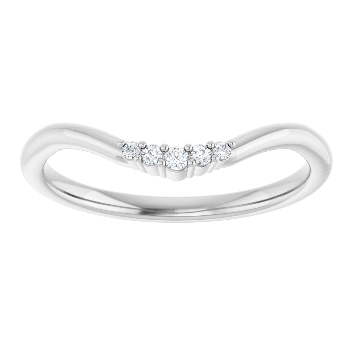 Accented Engagement Ring or Band