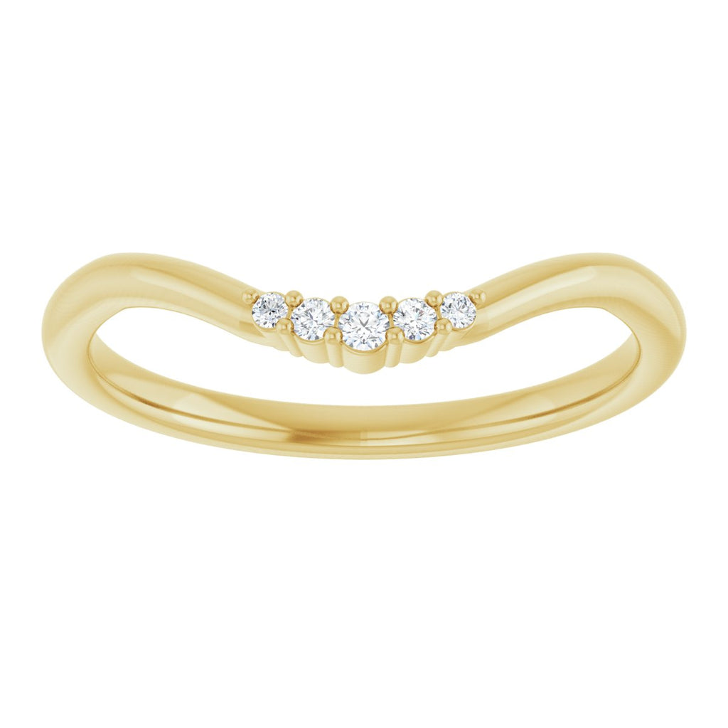 Accented Engagement Ring or Band