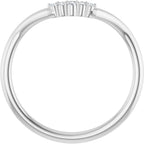 Accented Engagement Ring or Band