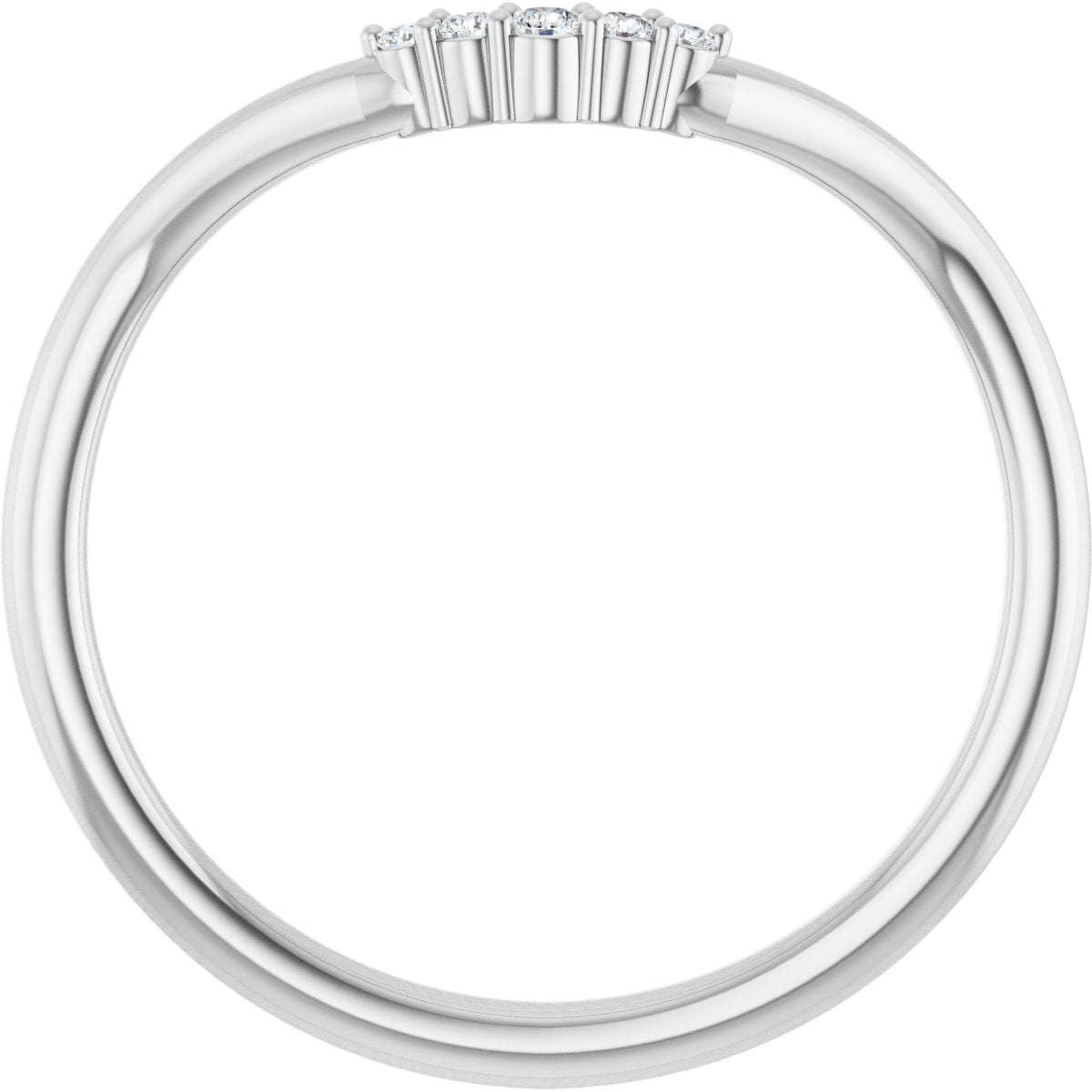 Accented Engagement Ring or Band