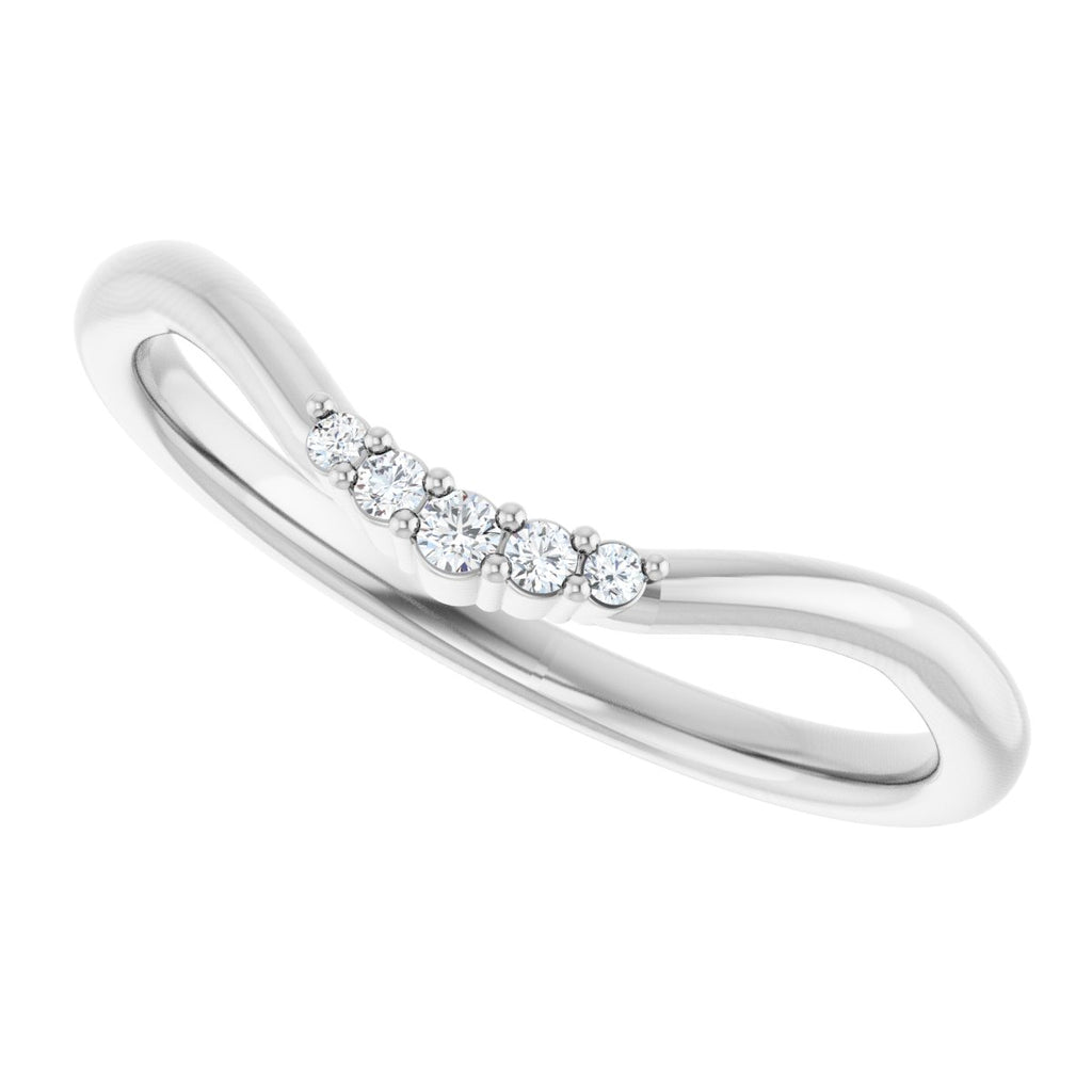Accented Engagement Ring or Band