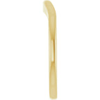 Round Side-Stone Peg Shank or Band