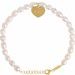 Heart & Pearl Bracelet