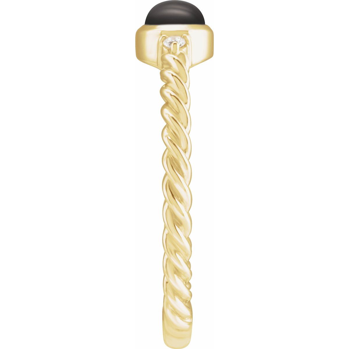 Accented Cabochon Ring