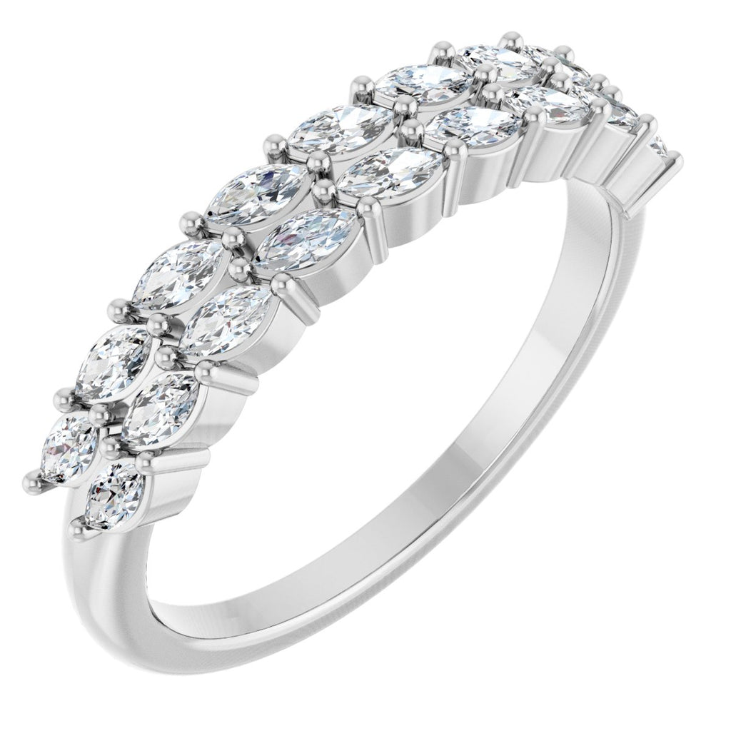 Double-Row Anniversary Band