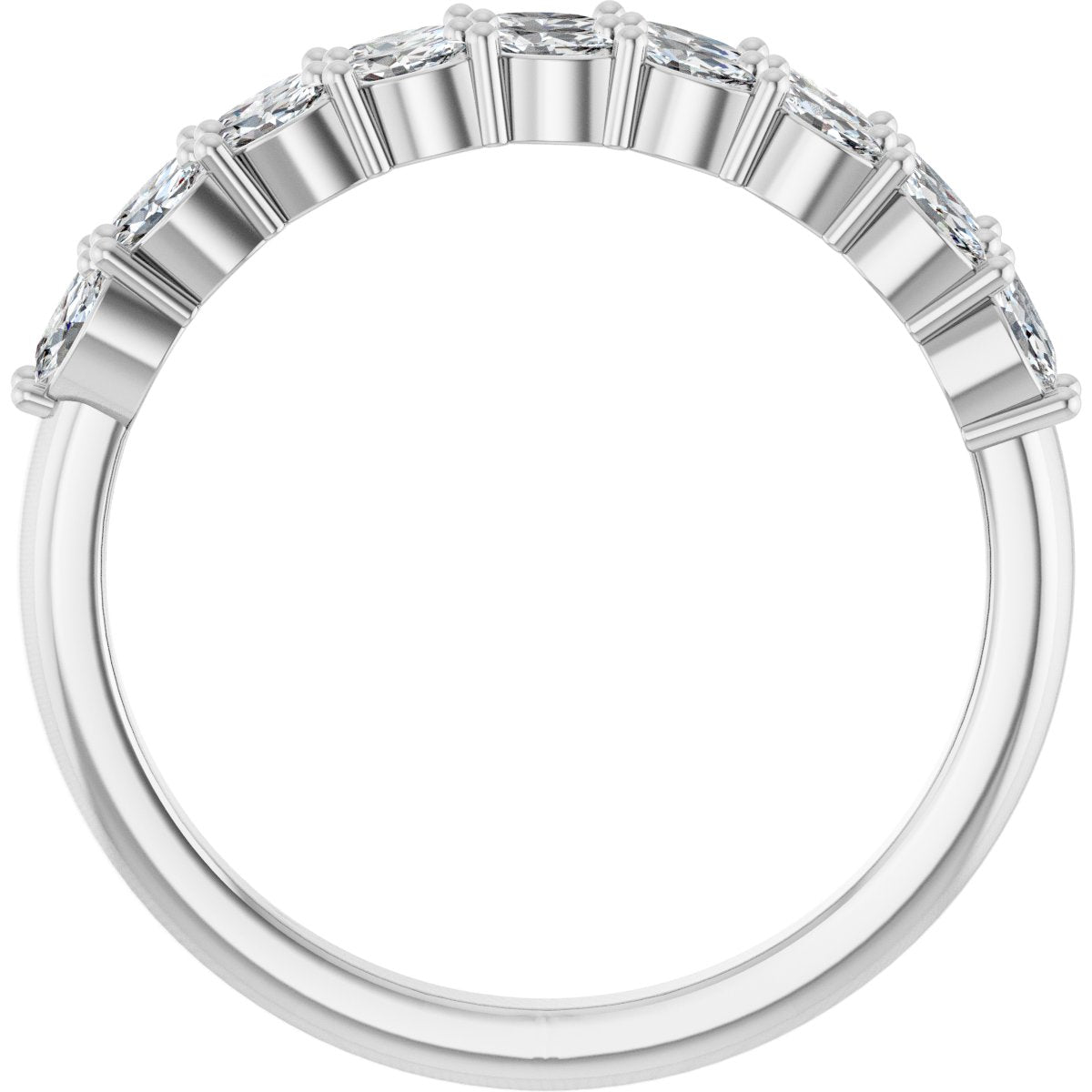 Double-Row Anniversary Band