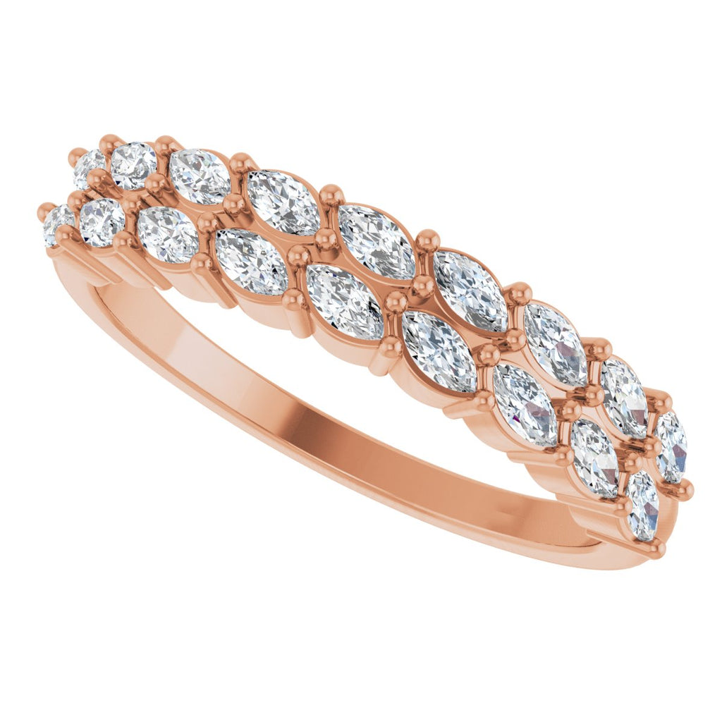 Double-Row Anniversary Band