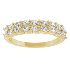 Double-Row Anniversary Band