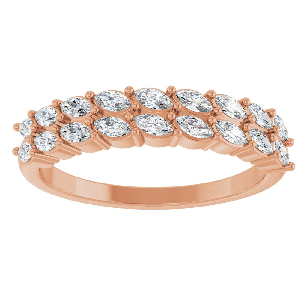 Double-Row Anniversary Band