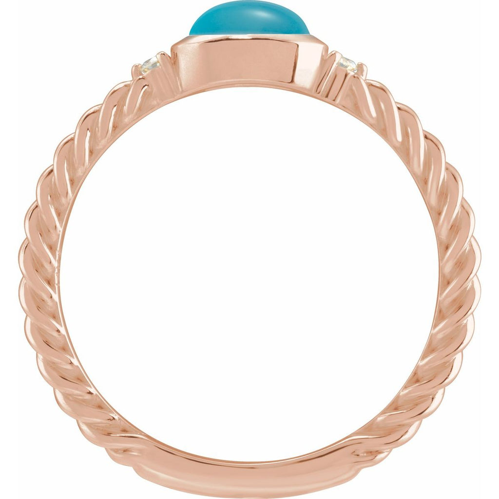 Accented Cabochon Ring