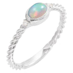Accented Cabochon Ring
