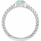 Accented Cabochon Ring