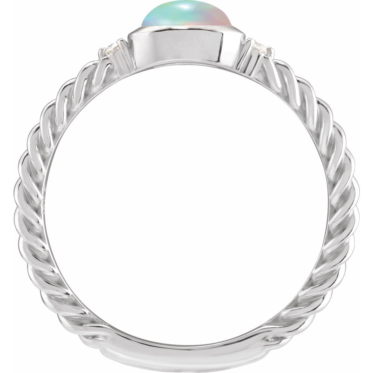 Accented Cabochon Ring