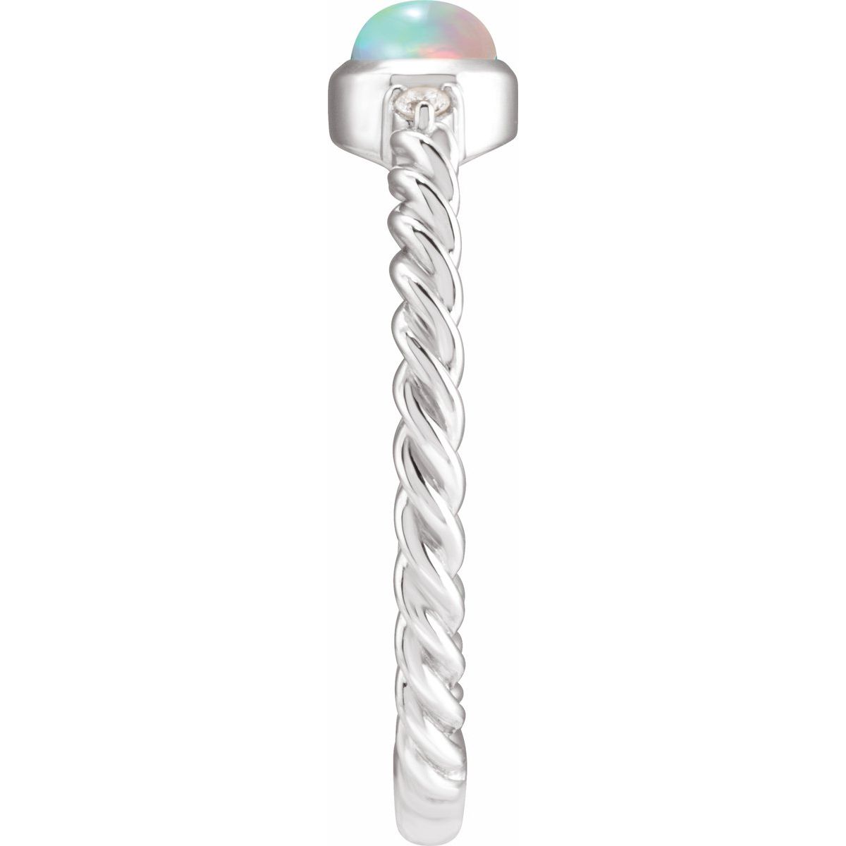 Accented Cabochon Ring