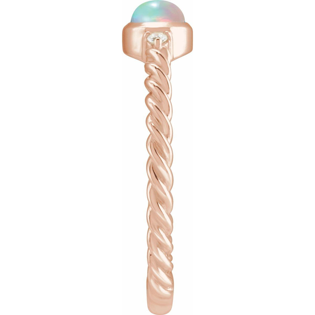 Accented Cabochon Ring