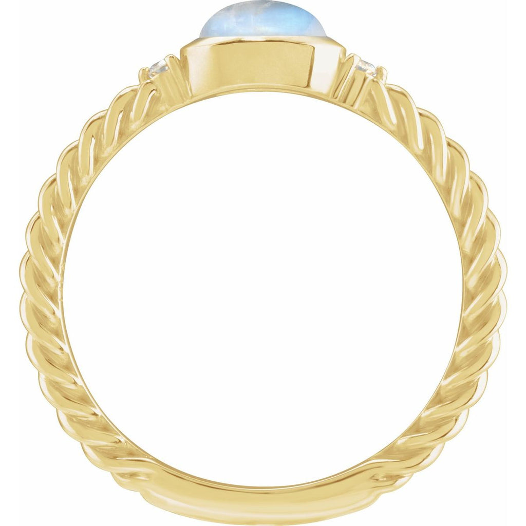 Accented Cabochon Ring