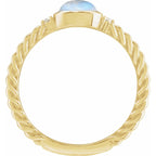Accented Cabochon Ring