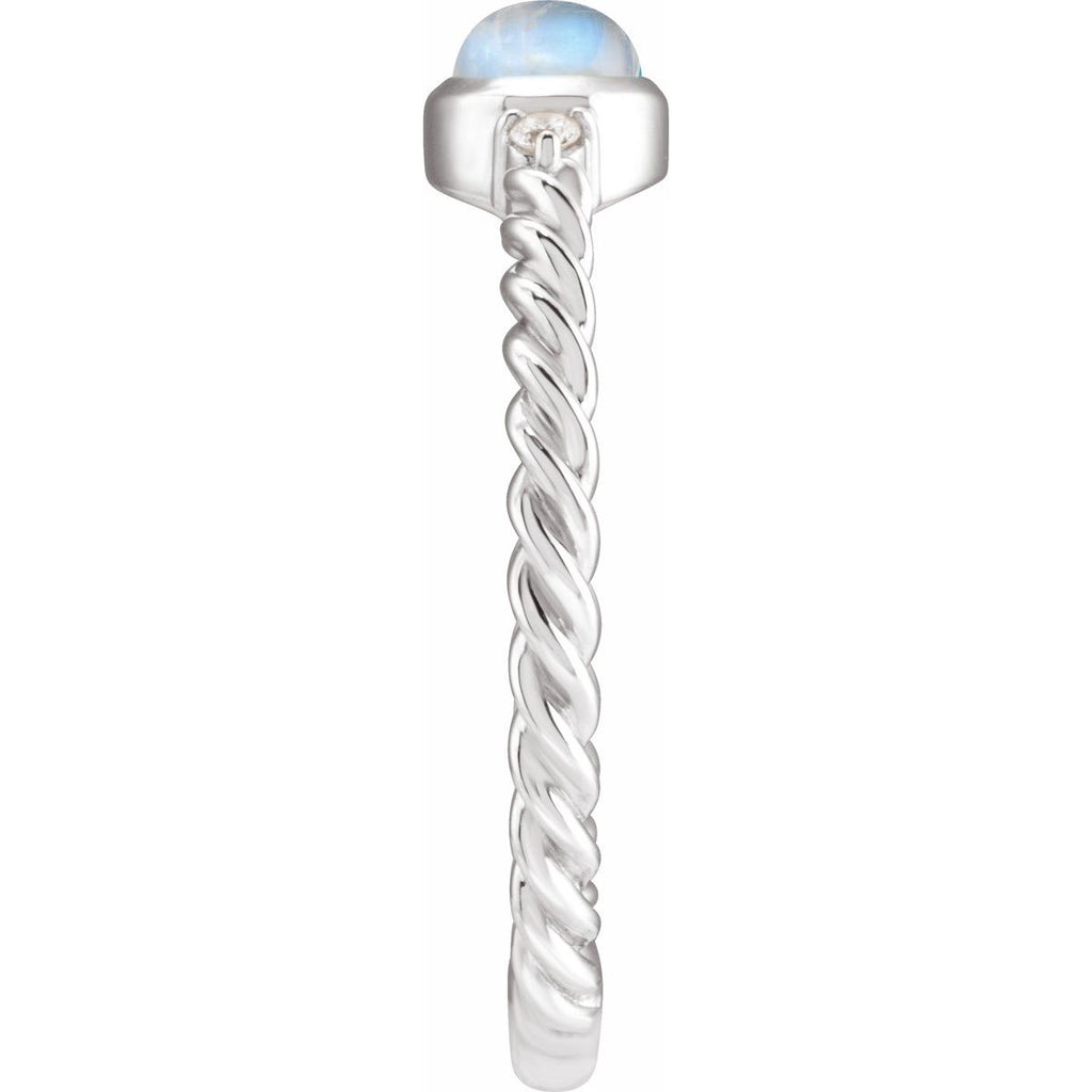 Accented Cabochon Ring