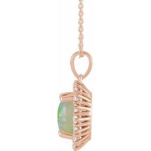 Halo-Style Necklace or Pendant