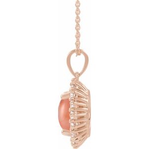 Halo-Style Necklace or Pendant