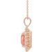 Halo-Style Necklace or Pendant